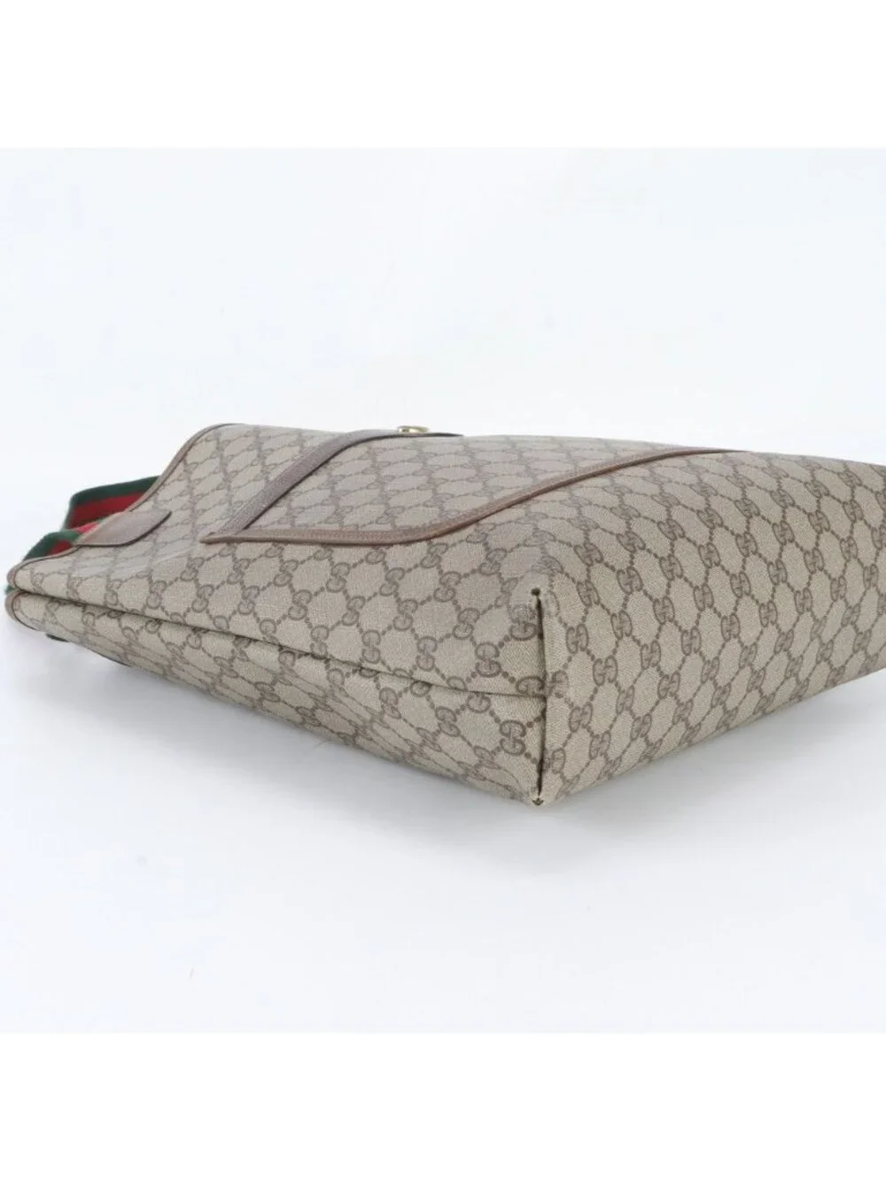 Gucci GG Supreme Sherry Line Leather Tote Shoulder